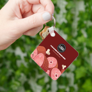 Personaliseer uw bedrijf Slagerij Sleutelhanger