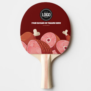 Personaliseer uw bedrijf Slagerij Tafeltennisbatje