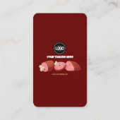 Personaliseer uw bedrijf | Slagerij Visitekaartje (Achterkant)