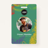 Personaliseer uw bedrijf | Tropical Fruits Company Badge (Voorkant)
