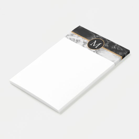 Personaliseer uw brief Sticky Notes Marble Stone (Schuin)
