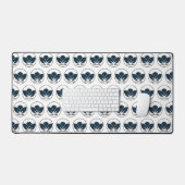 Personaliseer uw bureau: witte aangepaste Logo bur Bureaumat (Keyboard & Muis)