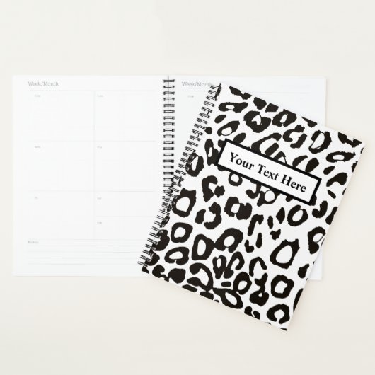 Personaliseer uw dierlijke afdrukken planner (Display)
