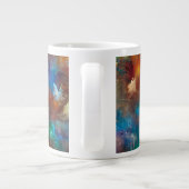 Personaliseer uw eigen Afbeelding Butterfly Lijst Extra Grote Beker (Achterkant)