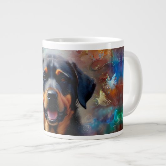 Personaliseer uw eigen Afbeelding Butterfly Lijst Extra Grote Beker (Voorkant rechts)