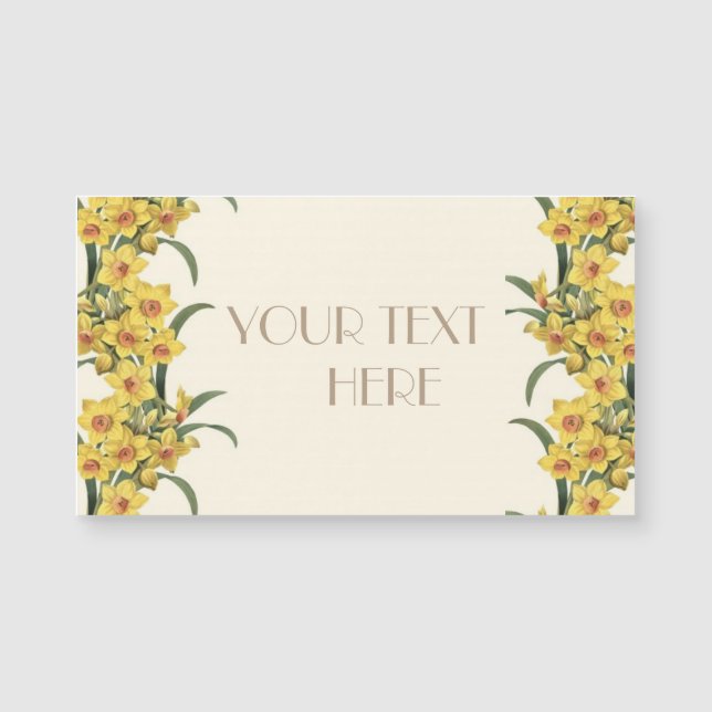 Personaliseer uw eigen Visitekaartje Magnet (Voorkant)