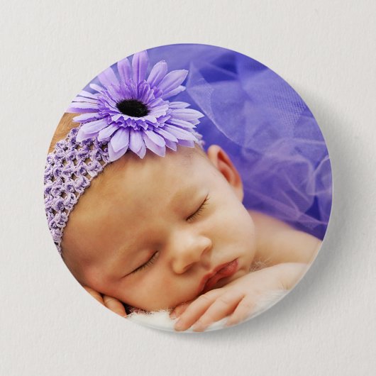 Personaliseer uw foto ronde button 7,6 cm (Voorkant)