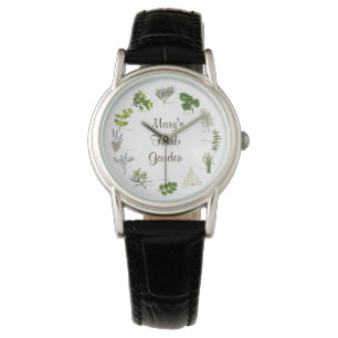 Personaliseer uw Herb Garden Watch Horloge