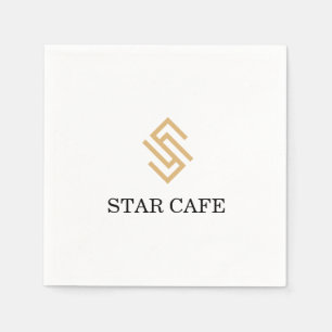 Personaliseer uw merk met logo servet