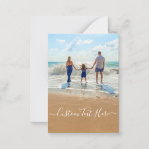Personaliseer uw Photo Note-Kaart met aangepaste t Notitiekaartje