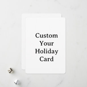 Personaliseer uw platte kerstkaart per kaart 5" x