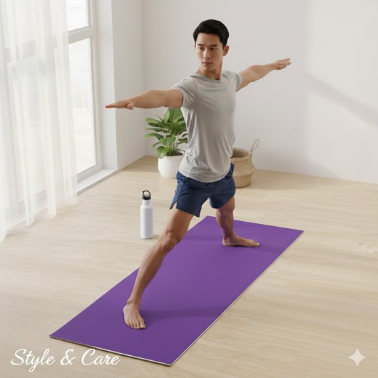 Personaliseer uw Royal Paarse Yogamat