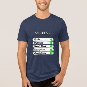 Personaliseer uw succesvoorwaarden Tri-Blend shirt