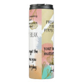 Personaliseer uw vrouw moeder verpleegster RN dage Thermosbeker (Achterkant)