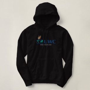 Personaliseer UWC-vlinder voor- en achterzijde Hoodie