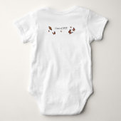 Personaliseer UWC-vlinder voor- en achterzijde Romper (Achterkant)