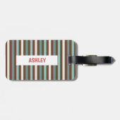 Personaliseer, van Groep, de Gelukkig Dag van de V Bagagelabel (Achterkant horizontaal)