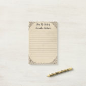 Personaliseer  Verhard Antiek Persoonlijk Post-it® Notes (Op bureau)