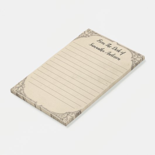 Personaliseer  Verhard Antiek Persoonlijk Post-it® Notes (Schuin)