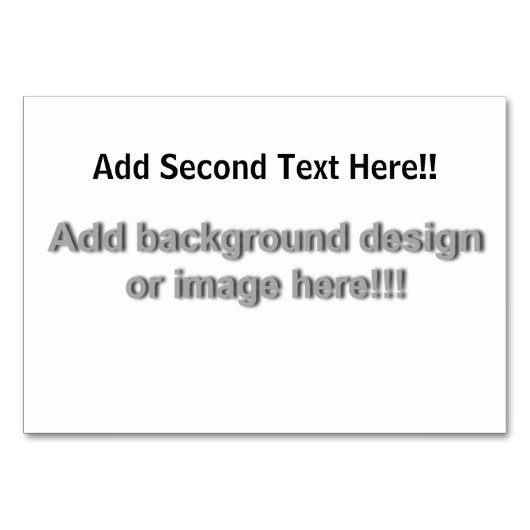 (Personaliseer) Voeg "Uw" persoonlijke touch toe.  Kaart (Achterkant)