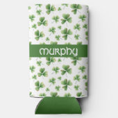 Personaliseer Waterverf Shamrock Pattern (Achterkant)