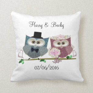 Personaliseer Wedding Memento Pillow Kussen