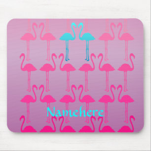Personaliseerbaar: Flamingo twee Muismat