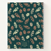 Personaliseerbaar | Leafy Devotional Notitieboek (Achterkant)