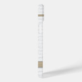 Personaliseerbaar Rood Wit Voetbalshirt Case-Mate iPhone Case (Achterkant / Rechts)