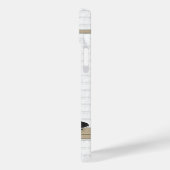 Personaliseerbaar Rood Wit Voetbalshirt Case-Mate iPhone Case (Achterkant / Links)