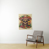 Personaliseerbare CInco de Mayo Skull Wandkleed (In situ)