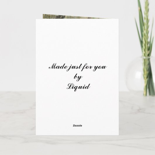 Personaliseerbare het Diner van Kerstmis Feestdagen Kaart (Achterkant)