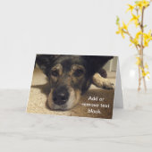 Personaliseerbare Kaart (Gele Bloem)