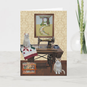 Personaliseerbare Kaart voor Naaisters & Quilters