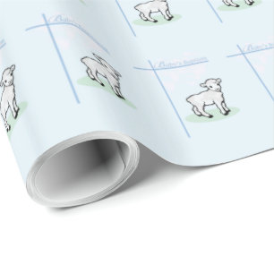 Personaliseerbare Lam van de Jongen van het Cadeaupapier