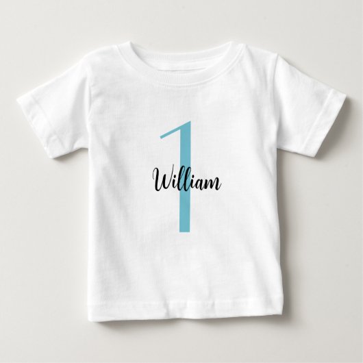 PERSONALISEERD 1st Birthday Gift, 1st Boy Birthday (Voorkant)