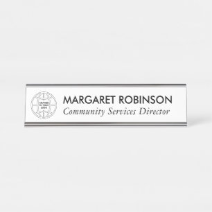 PERSONALISEERD BEDRIJF LOGO DESK NAME BORD BUREAU NAAMBORDJE