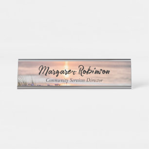 PERSONALISEERD DESKNAAM-BORD BUREAU NAAMBORDJE