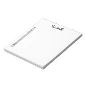 PERSONALISEERD PENCIL NOTITIEBLOK (Gedraaid)