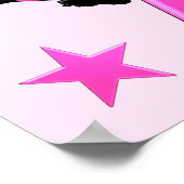 PERSONALISEERD PINK SOCCER PLAYER POSTER (Hoek)