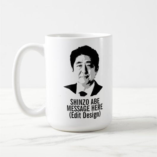 PERSONALISEERD SHINZO ABE KOFFIEMOK (Links)