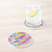 PERSONALISEERD SPARKLY COLORED MERRY CHRISTMAS