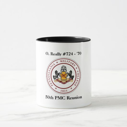 + PERSONALISEERDE 50e reünie-Mok (11 of 15 oz) Mok (Midden)