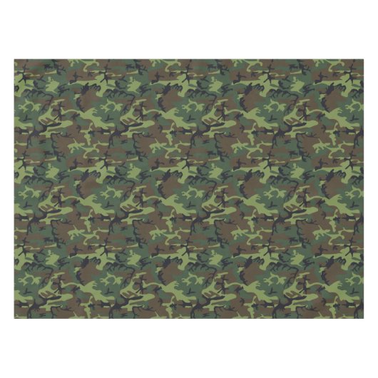 PERSONALISEERDE CAMOFLAGE TAFELKLEED (Voorkant (Horizontaal))