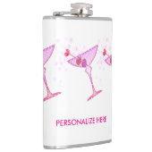 PERSONALISEERDE FLASK - PINK MARTINI HEUPFLES (Rechts)