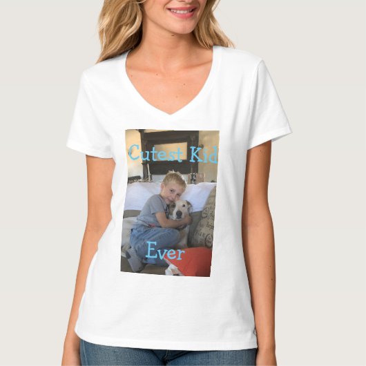 PERSONALISEERDE FOTO T-Shirt (Voorkant)