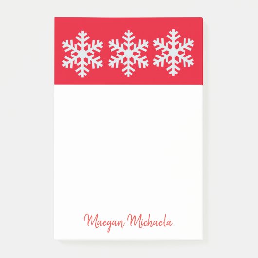 PERSONALISEERDE HOLIDAY Post-it notes (Voorkant)