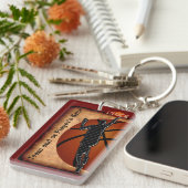 PERSONALISEERDE honkbal Senior Night Ideeën Sleutelhanger (Voorkant Rechts)