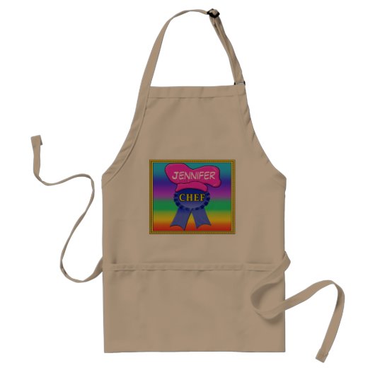 PERSONALISEERDE moeder Dochter Matching Aprons Standaard Schort (Voorkant)