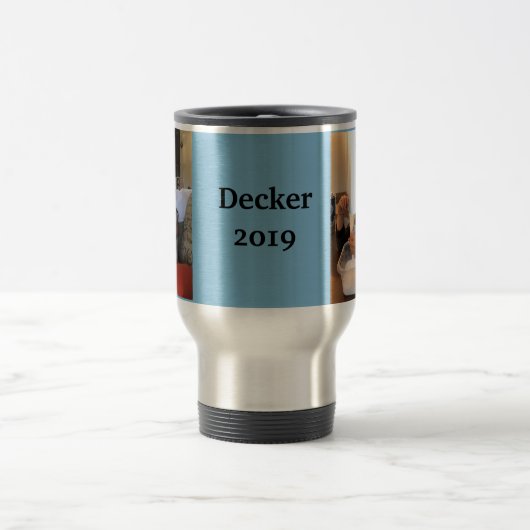 PERSONALISEERDE MUG MET 2 AFBEELDINGEN REISBEKER (Center)